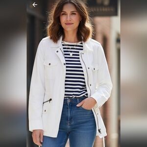 Velvet for Graham and Spencer ruby light-weight army jacket  M